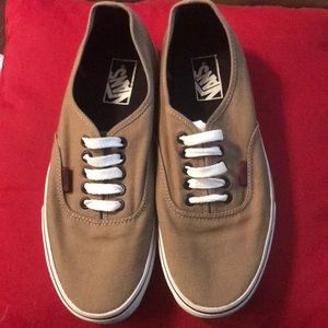 Vans Dark Tan. Size Women’s 10, Men’s 8.5